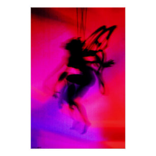 Feen tanzen in Rosa Poster