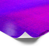Feen tanzen in Rosa Poster (Ecke)