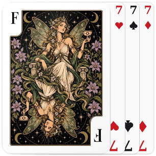 Feen-Tarot-Kunst mit Sternenlicht Spielkarten
