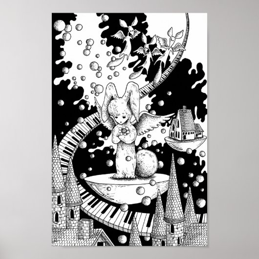 Feen und das Land des Himmels. Poster (Vorne)