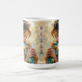 Feen- und Drachen-Mystik personalisiert Kaffeetasse (Mittel)