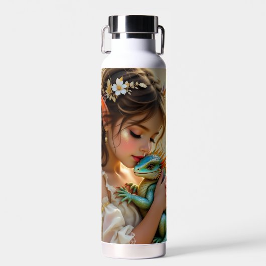 Feen- und Drachen-Mystik Trinkflasche (Vorne)
