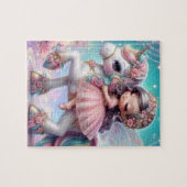 Feen- und Einhorn-Fantasy-Kunstpuzzle Puzzle (Horizontal)