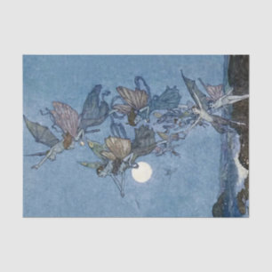 „Feen und Elfen“ von Edmund Dulac aus „Der Sturm“ Seidenpapier