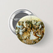 Feen und Kaninchen Button (Vorne & Hinten)