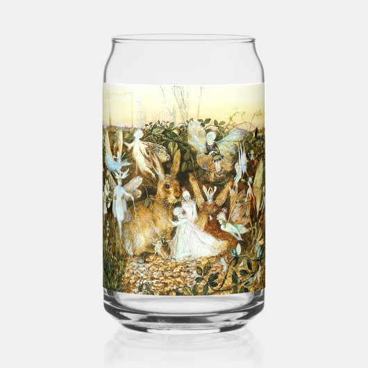 Feen und Kaninchen Dosenglas (Vorderseite)