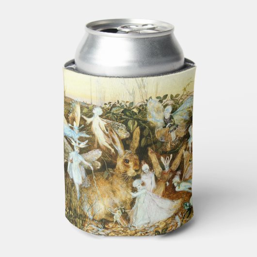 Feen und Kaninchen Dosenkühler (Kanne Vorderseite)