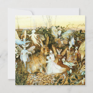 Feen und Kaninchen Einladung