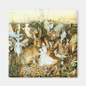 Feen und Kaninchen Magnet (Vorne)