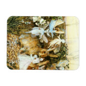 Feen und Kaninchen Magnet (Horizontal)