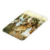 Feen und Kaninchen Magnet (Linke Seite)
