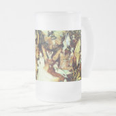 Feen und Kaninchen Mattglas Bierglas (VorderseiteRechts)