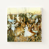 Feen und Kaninchen Notizblock (Rückseite)