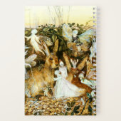 Feen und Kaninchen Notizblock (Rückseite)