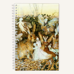 Feen und Kaninchen Notizblock