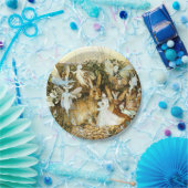 Feen und Kaninchen Pappteller (Party)