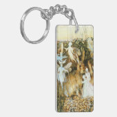 Feen und Kaninchen Schlüsselanhänger (Vorderseite links)