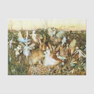 Feen und Kaninchen Seidenpapier
