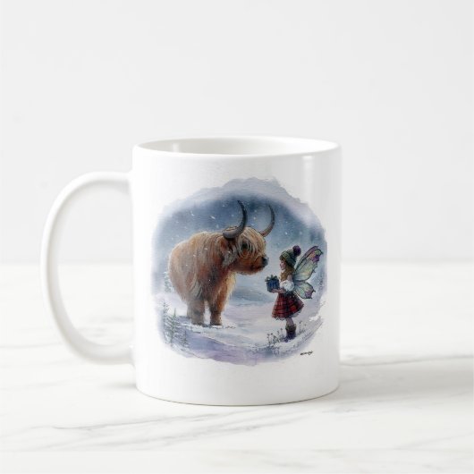Feen- und Kuh-Becher Kaffeetasse (Links)