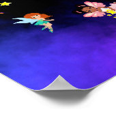 Feen und Sterne Poster (Ecke)