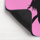 Feen-Walking-French-Bulldog Mousepad (Ecke)