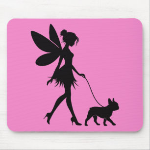 Feen-Walking-French-Bulldog Mousepad