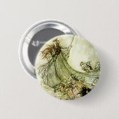 Feen weg - Arthur Rackham Button (Vorne & Hinten)
