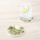 Feen weg - Arthur Rackham Sandstein Untersetzer (Seite)