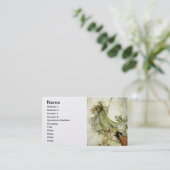 Feen weg - Arthur Rackham Visitenkarte (Stehend Vorderseite)