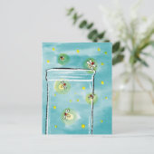 Feen wie Sommer Postkarte (Stehend Vorderseite)