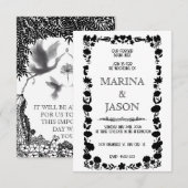 Feen-Wunderwald der Magie Save The Date (Vorne/Hinten)