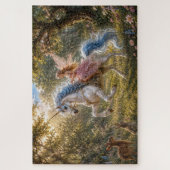 Feen-Zauber-Einhornritt Puzzle (Vertikal)