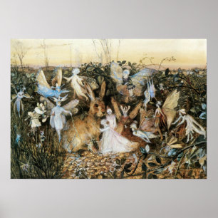 Feen-Zwielicht von John Anster Fitzgerald Poster