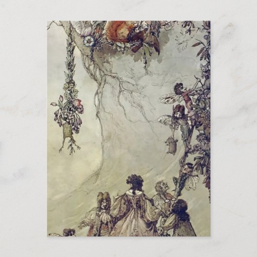 „Feenaufstieg“ von A. Duncan Carse Postkarte (Vorderseite)