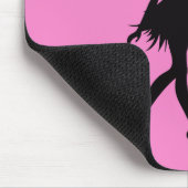 Feenbegleitender Dachshund  Mousepad (Ecke)