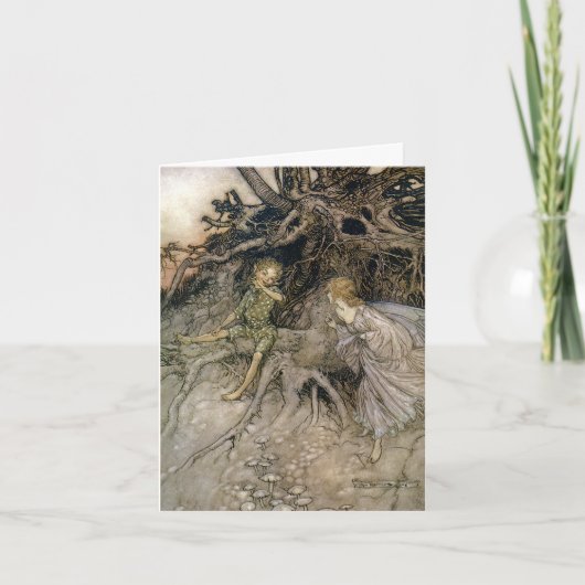 Feenbild, der Traum der Hochsommer-Nacht, Karte (Vorderseite)