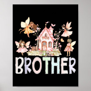 Feenbruder Magische Blumen Geburtstagsmädchen Feen Poster