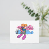 Feenclown Postkarte (Stehend Vorderseite)
