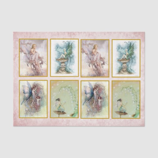 Feendesign Serie 7 Seidenpapier (Vorderseite)