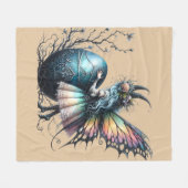 Feendrachen-Ei Fleecedecke (Vorderseite (Horizontal))