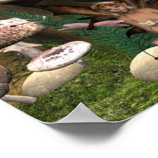 Feendrachenplakat Poster (Ecke)