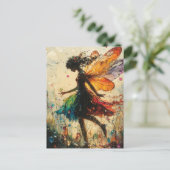 Feenfantasie mit Blasen Postkarte (Stehend Vorderseite)