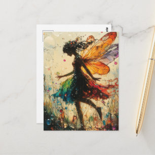Feenfantasie mit Blasen Postkarte