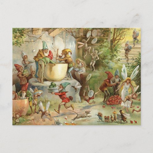 Feenfest der Vergangenheit Postkarte (Vorderseite)