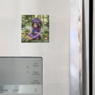 Feenfrau in Lila Magnet