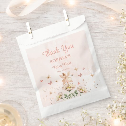 Feengarten-Mädchen-Geburtstagsfeier Geschenktütchen (Ausgeschnitten)