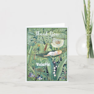 Feengarten verzauberter Wald Mädchen Geburtstag Dankeskarte