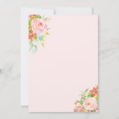 Feenhafte Babyparty-Einladungs-feenhafte mit Einladung (Rückseite)