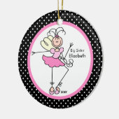 Feenhafte Ballerina-große Keramik Ornament (Links)