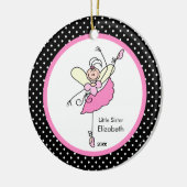 Feenhafte Ballerina-kleine Keramik Ornament (Links)
